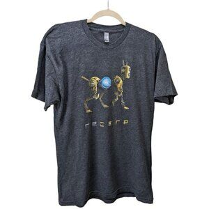 RECORE MACK Dog Gray Shirt Mens Large